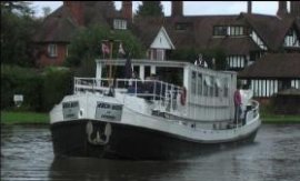 African Queen Hotel Boat, Reading, Berkshire