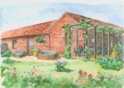 Rose Barn at Priory Garden Cottages, Chapel St Leonards, Lincolnshire