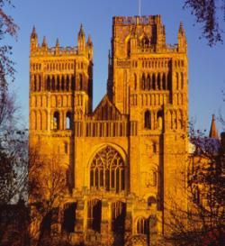 Singing from Durham Cathedral Tower
