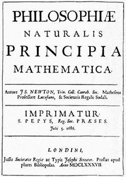 Newtons Principia Published