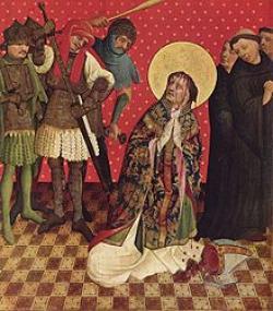 Thomas A Becket murdered