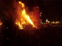 Hogmanay Bonfire in Biggar