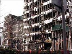 Canary Wharf bombed by IRA