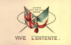 The Entente Cordiale is signed by Britain and France