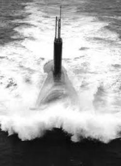 1st British Nuclear Powered Sub launched