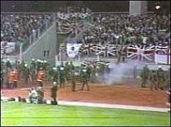 England Fans Riot in Luxembourg