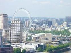 London Eye Erected