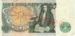 Pound Note Withdrawn from Circulation
