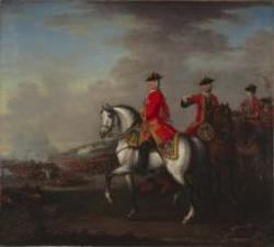 George II Fights Battle of Dettingen