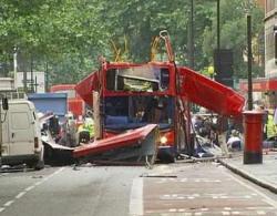 Four terrorists explode bombs on London Transport system