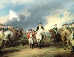 British surrender at Yorktown