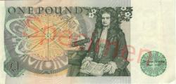 Pound Note Withdrawn from Circulation