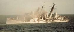 HMS Coventry Sunk